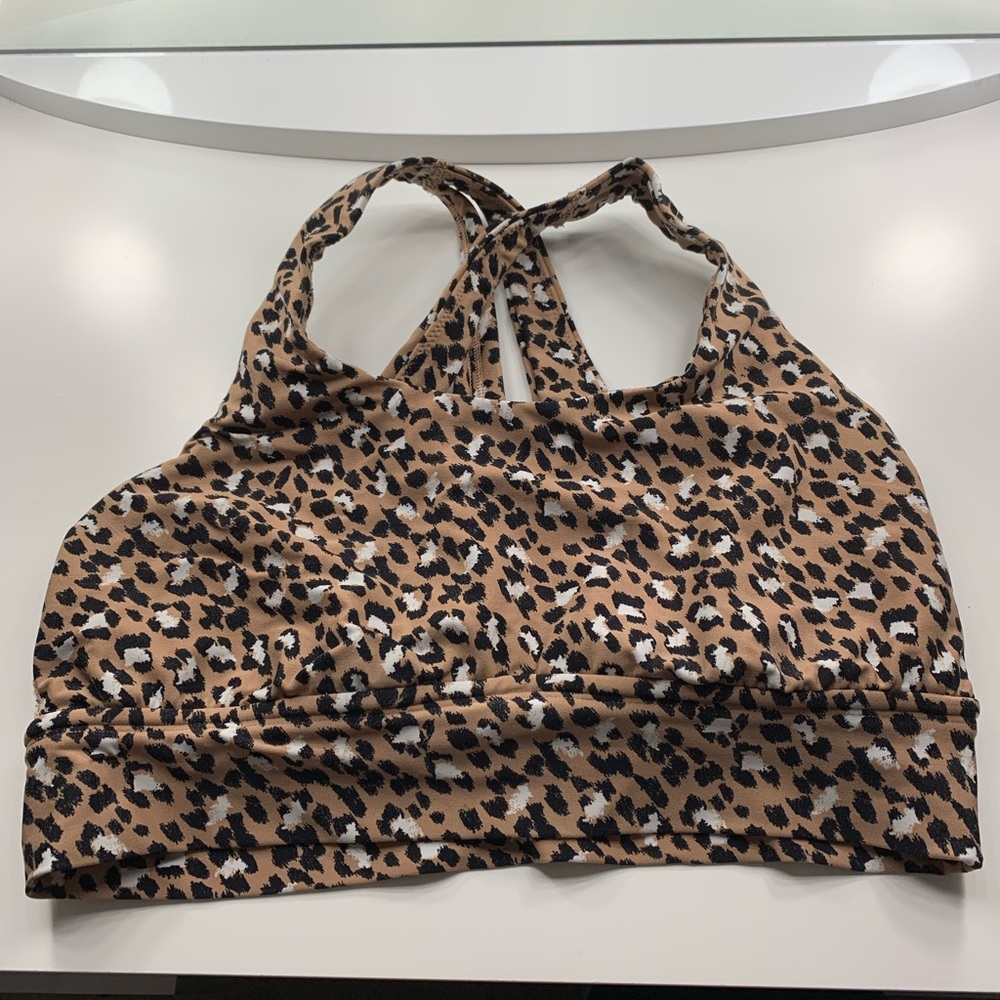 Aerie cheetah print sports bra